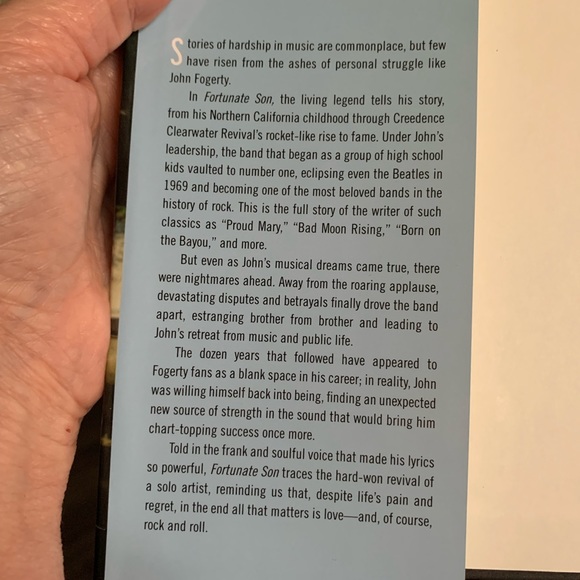 NWT~ Book: John Fogerty “Fortune Son” My Life My Music. - Picture 3 of 10